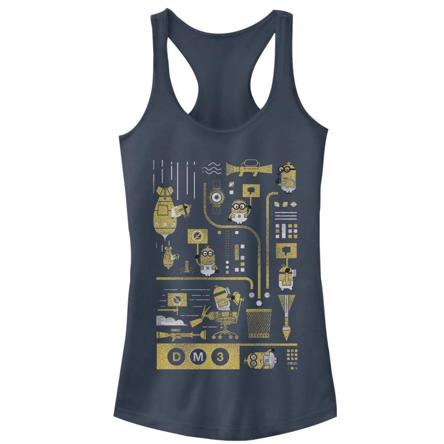 Despicable Me 3 Junior’s Minion Lab Work  Racerback Tank