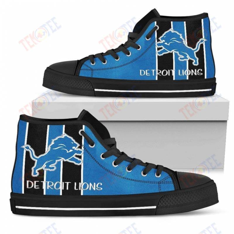 Mens Womens Detroit Lions High Top Shoes Steaky Trending Fashion Sporty Shoes For Men Custom Shoes TMT498