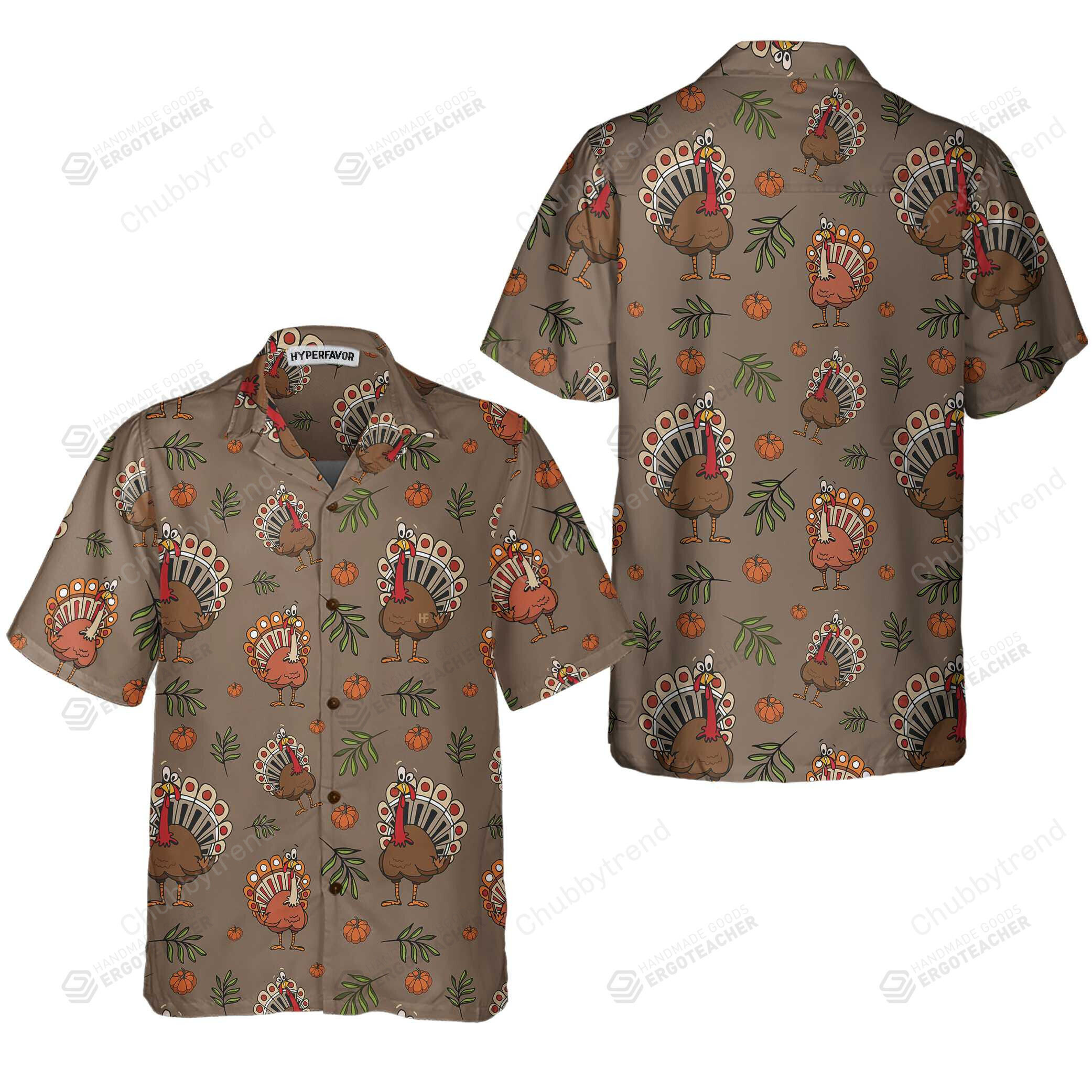 Thanksgiving Day Turkey Hawaii Shirt Ha8060