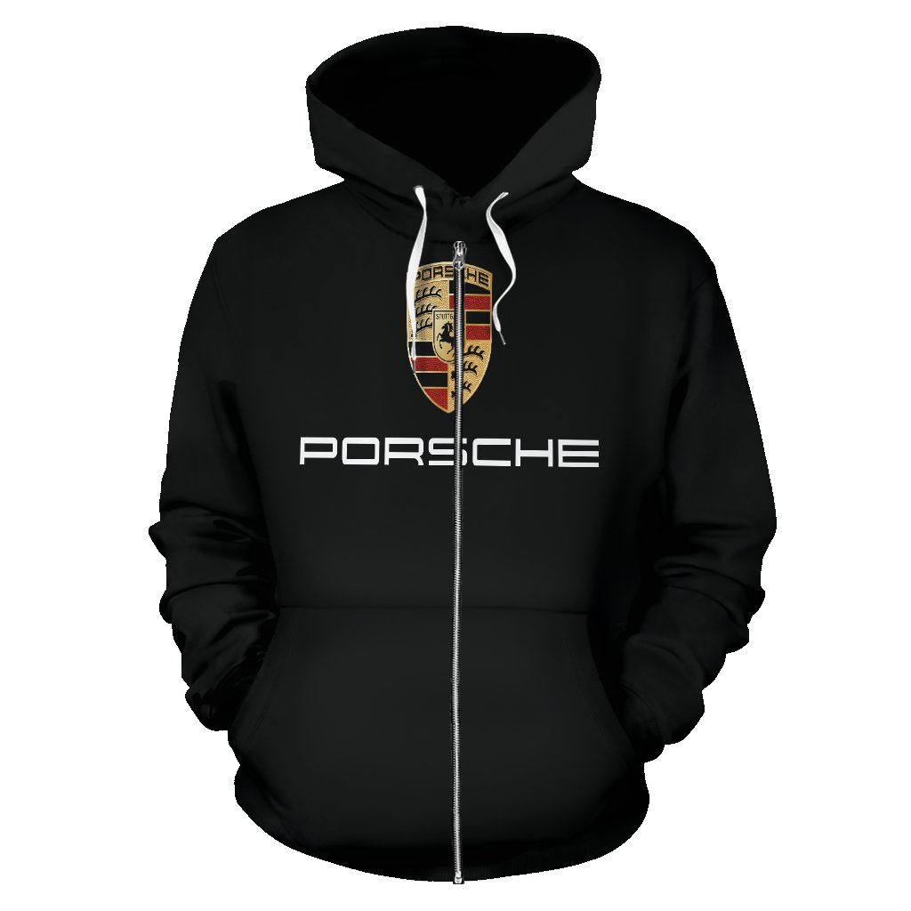 Porsche Zip Up Hoodie V3 – Zeleton Store