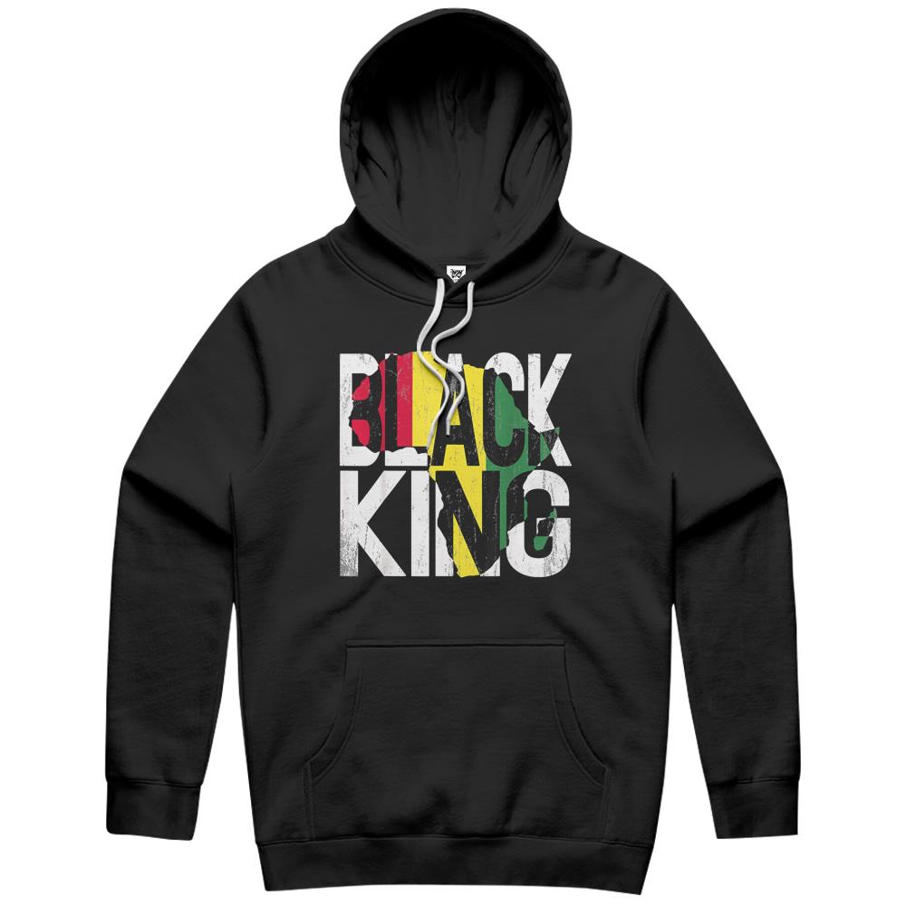 Black King Black History Month African American Pride Hoodie