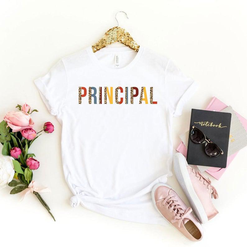 Principal Leopard Shirt, Principal Shirt, Principal T-Shirt, Gift For Principal, Principal Gifts, Back To School