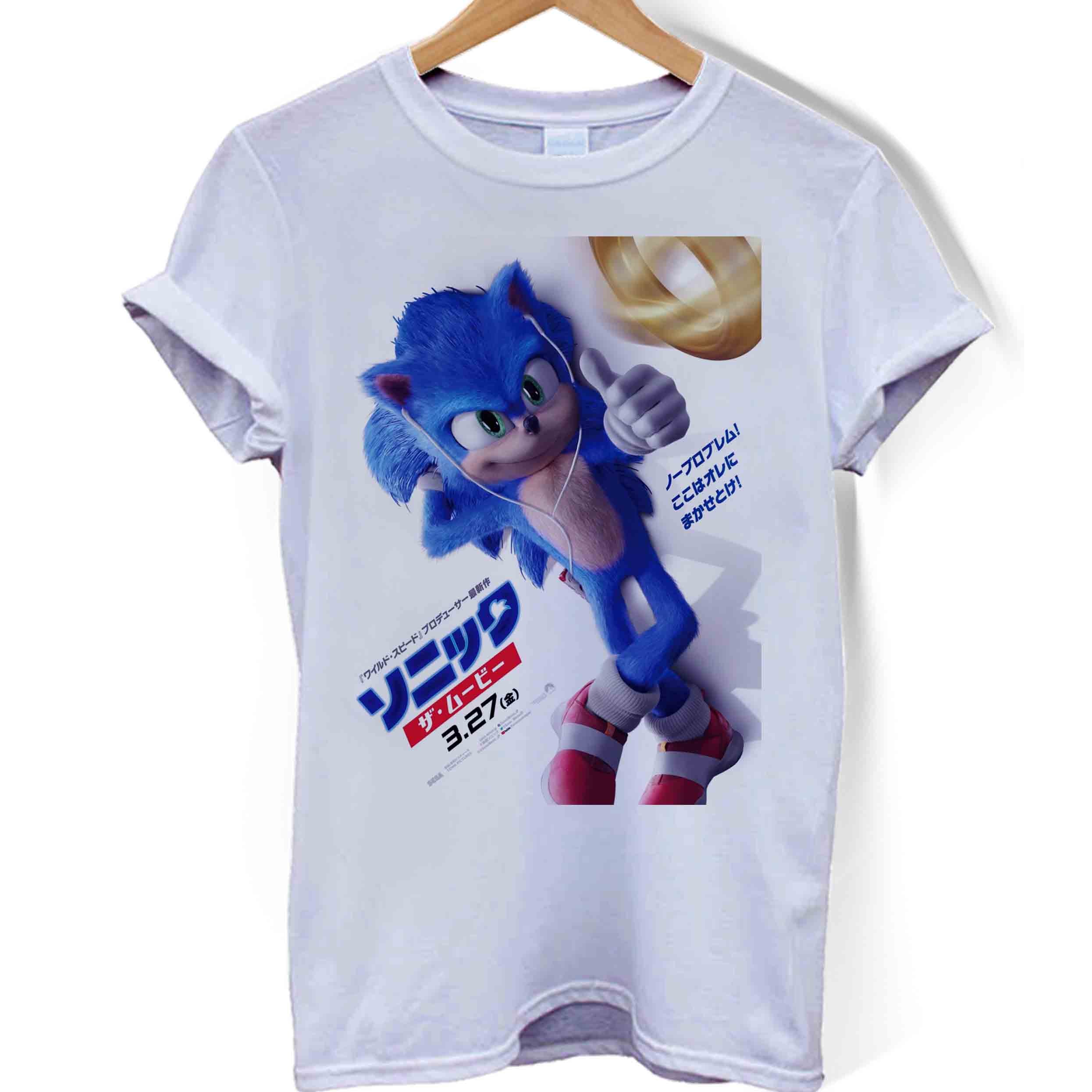 Sonic The Hedgehog Japan Version Women T-Shirt