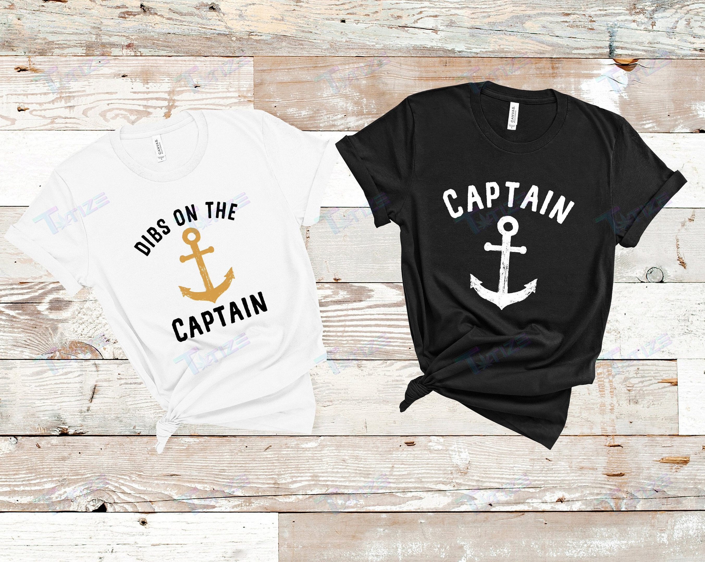 Dibs On The Captain Couple Matching Shirts Graphic Unisex T Shirt, Sweatshirt, Hoodie Size S – 5Xl