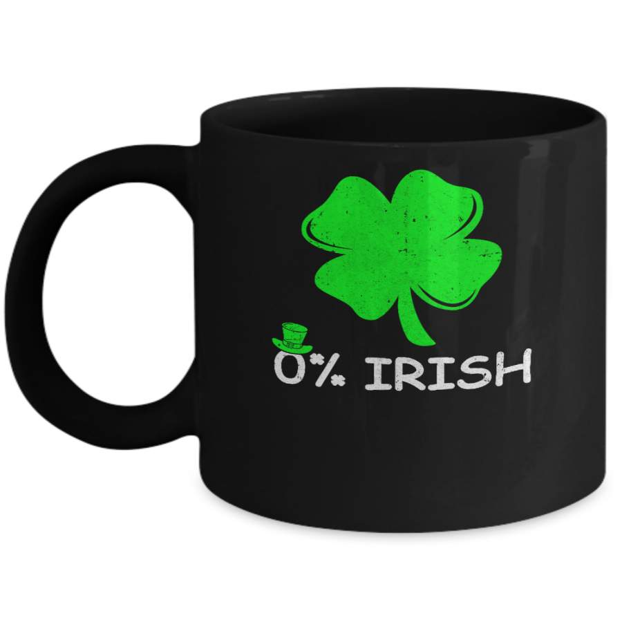 0% Irish Vintage St Patrick’s Day Mug