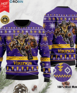 Minnesota Vikings Ugly Christmas Sweater, All Over Print Sweatshirt