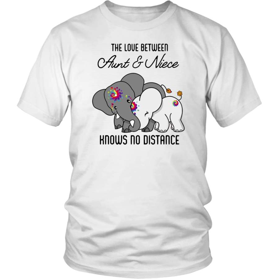 The Love Between Aunt And Niece Knows No Distance shirts Elephant