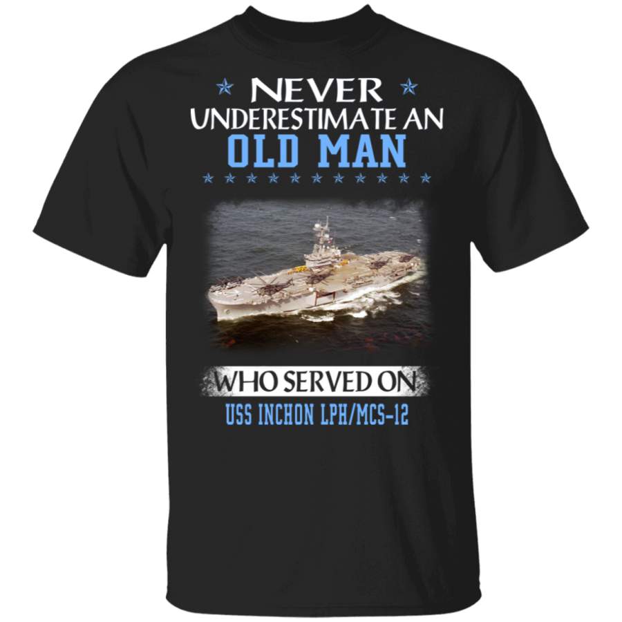 USS Inchon LPH MCS-12 Veterans Day Christmas Gift T-Shirt