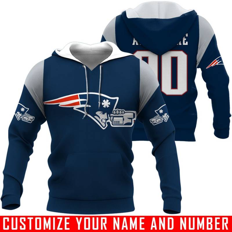 Logo Parody – New England Patriots – CUSTOMIZE NAME AND NUMBER – HOT SALE 3D PRINTED – NOT IN STORE