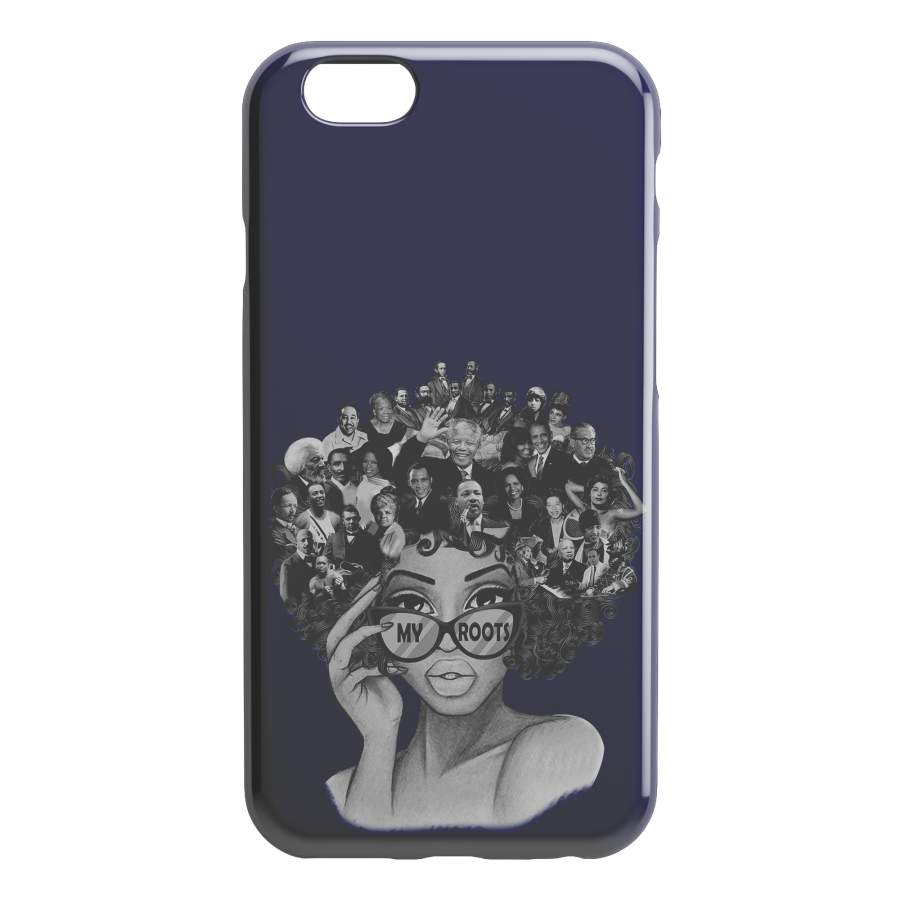 African American Black Girl Africa Melanin My Roots Famous People In My Head Proud Black History Month iPhone Case