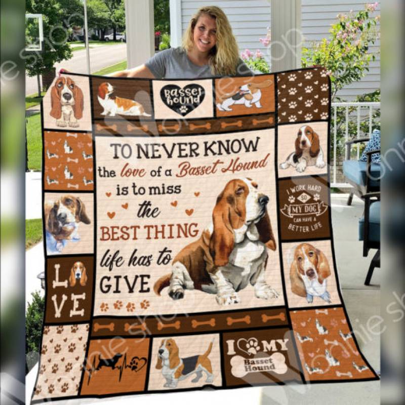 Basset Hound Dog Blanket DCB2701 77O58