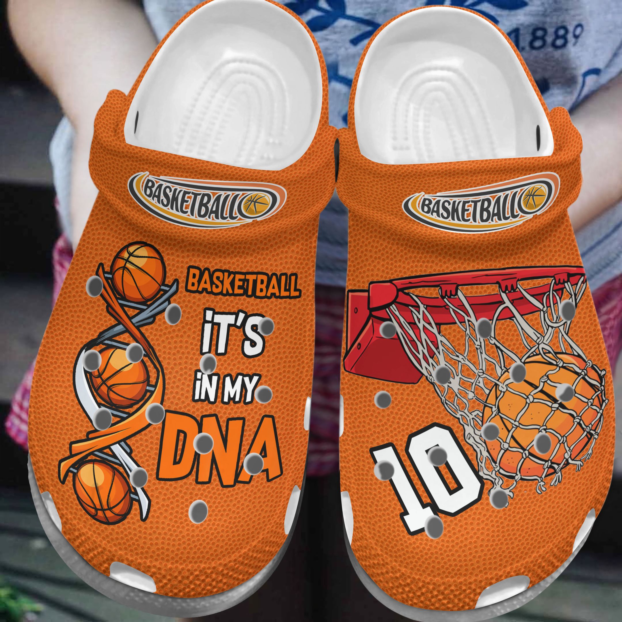 Basketball Personalized Crocband Clog It’s In My DNA BP22