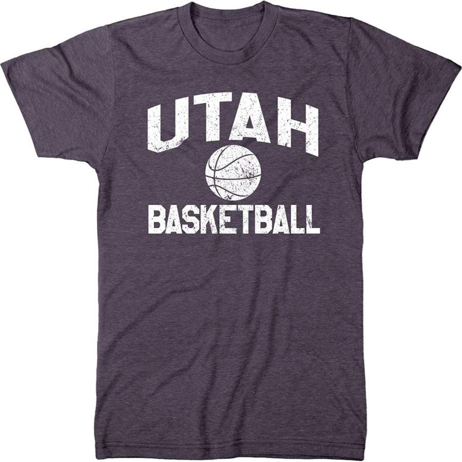 DTAGet Here  DTATrunk Candy Utah Basketball Men’s Modern Fit T-Shirt