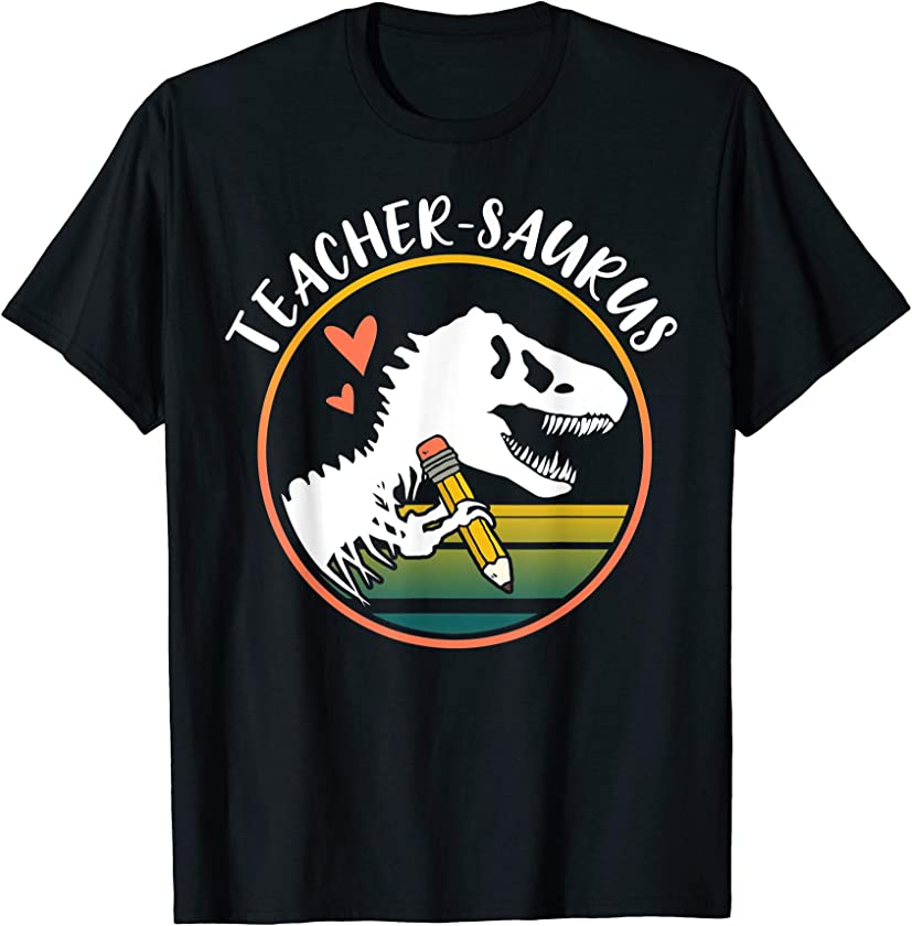 Teacher-saurus Funny Dinosaur Teacher design T-Rex design T-Shirt