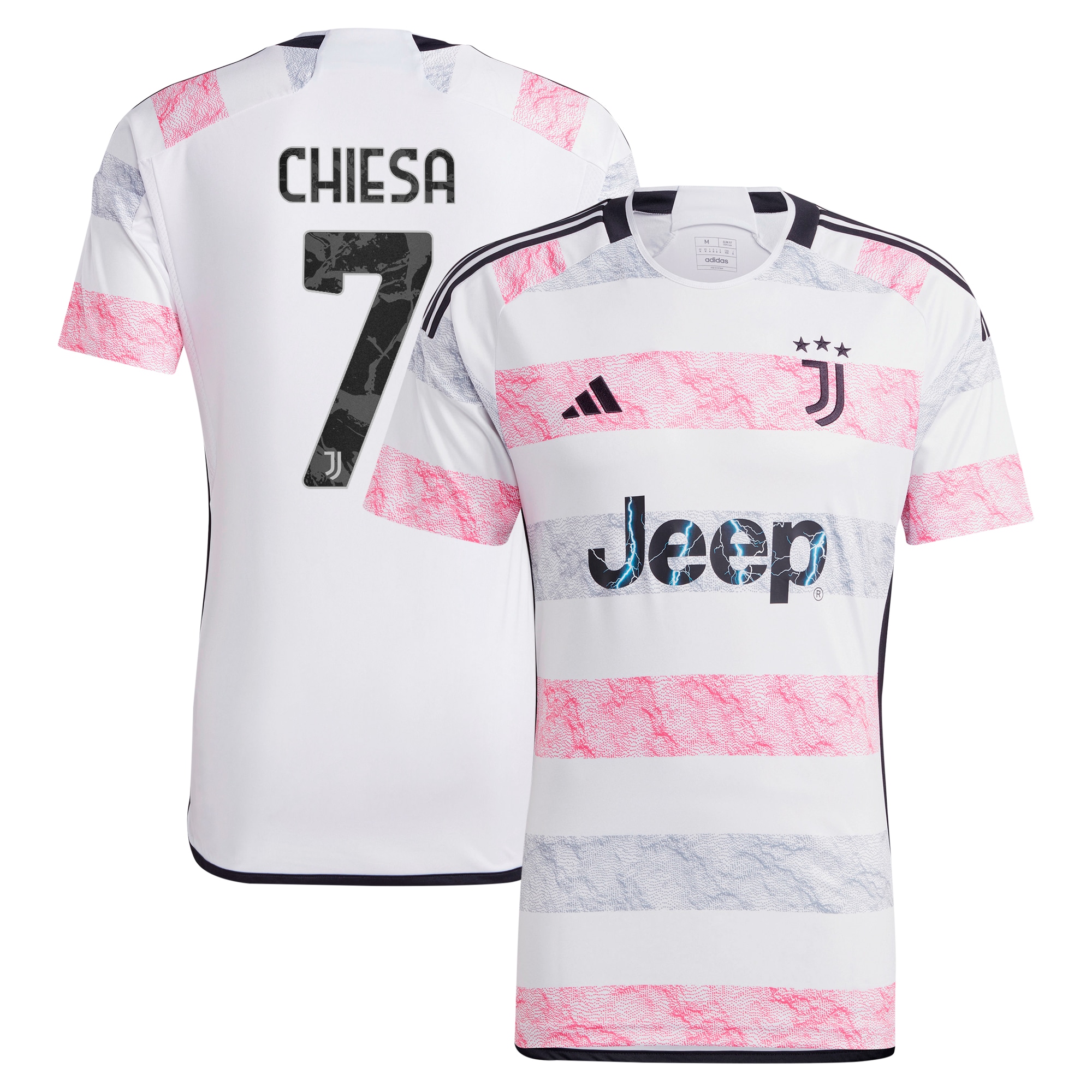 Federico Chiesa Juventus 2023/24 Away Replica Jersey – White