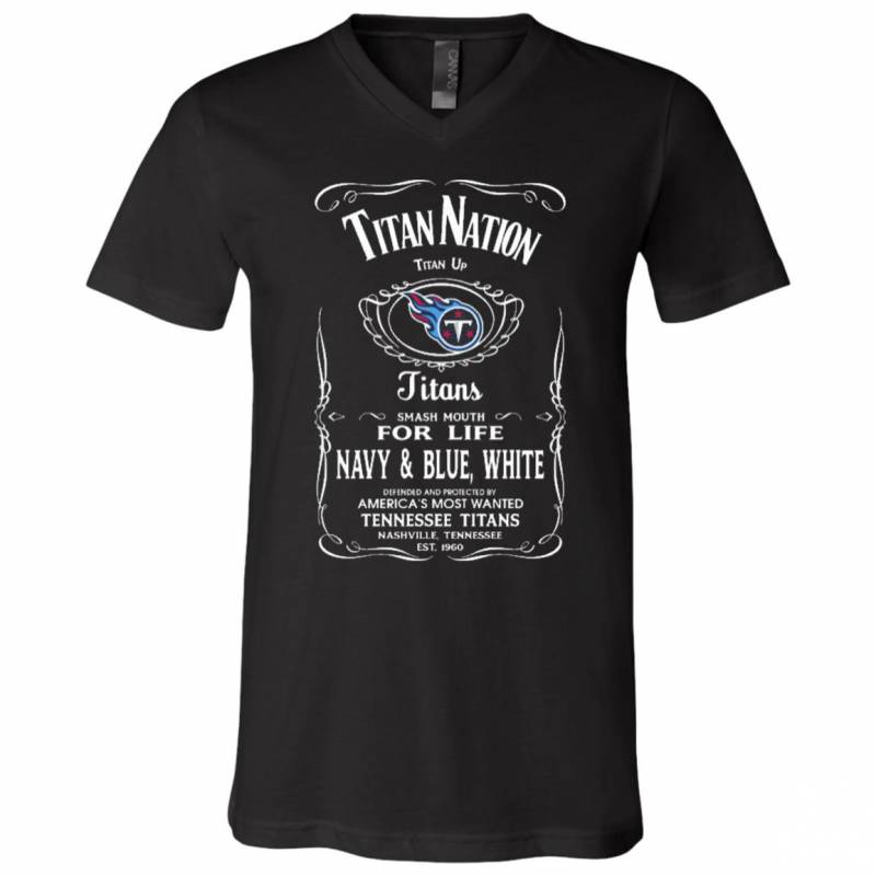 TITAN NATION TITAN UP FOOTBALL TENNESSEE TITANS SLOGAN SHIRTS