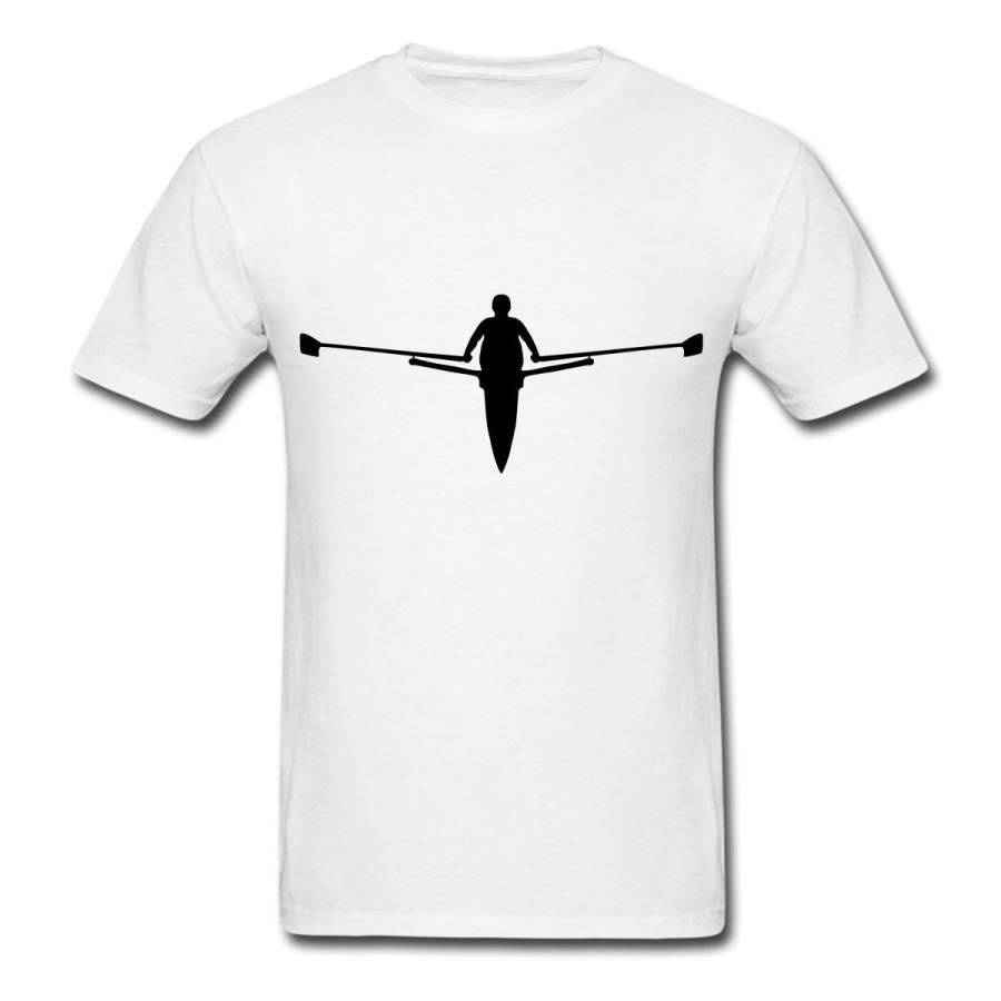 Rowing Silhouette Mens Short Sleeve T-Shirt