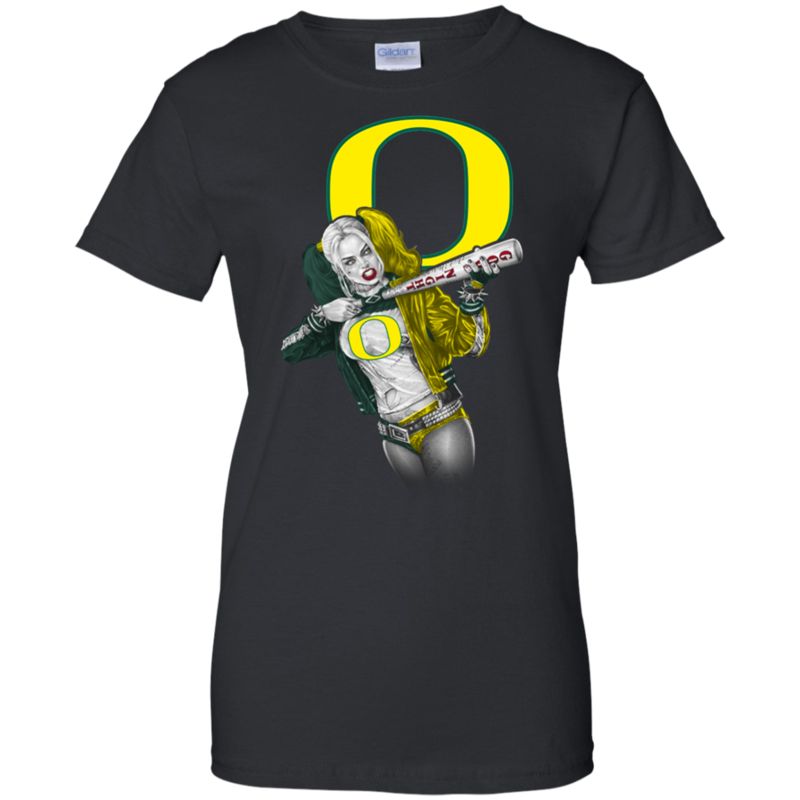 Oregon Football Harley Quinn T-Shirt Long Sleeve Sweatshirt Hoodie