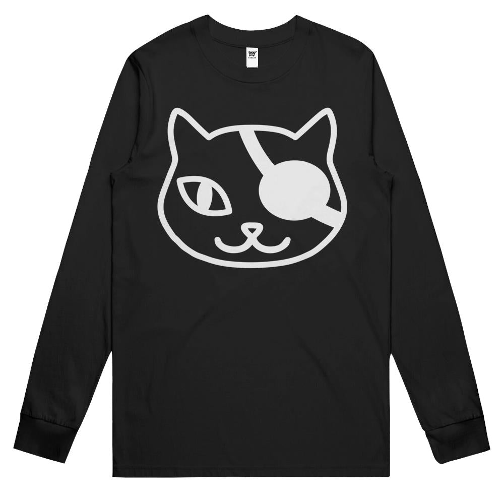 Cute Pirate Cat For Cat Lover Eye Patch Kitten Long Sleeve T Shirts