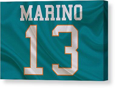 Miami Dolphins Dan Marino Joe Hamilton Canvas Print