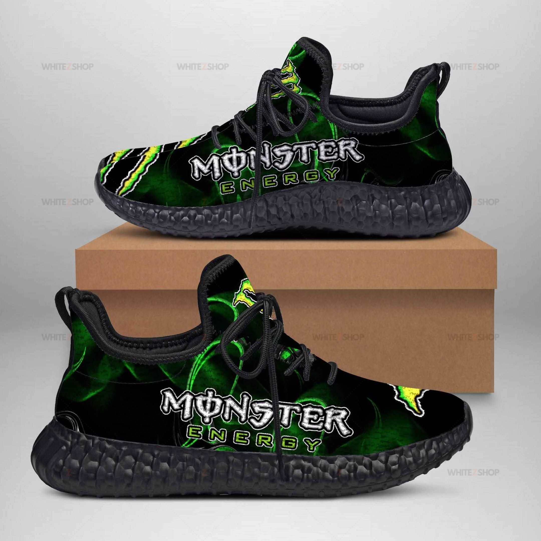 Monster Energy YZ Boost YZ Running Shoes Custom Shoes For Men And Women