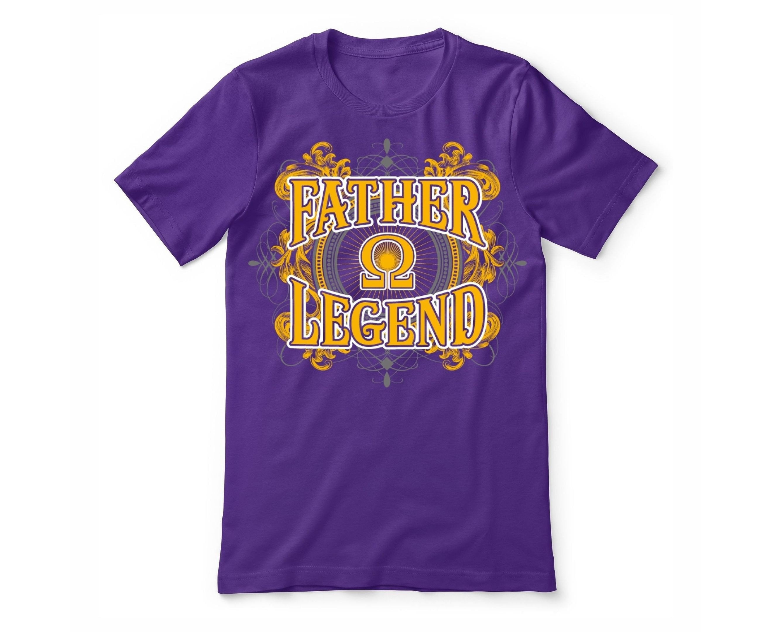 Fraternity Tshirt – Omega Psi Phi Father Omega Legend Crew Neck Tshirt