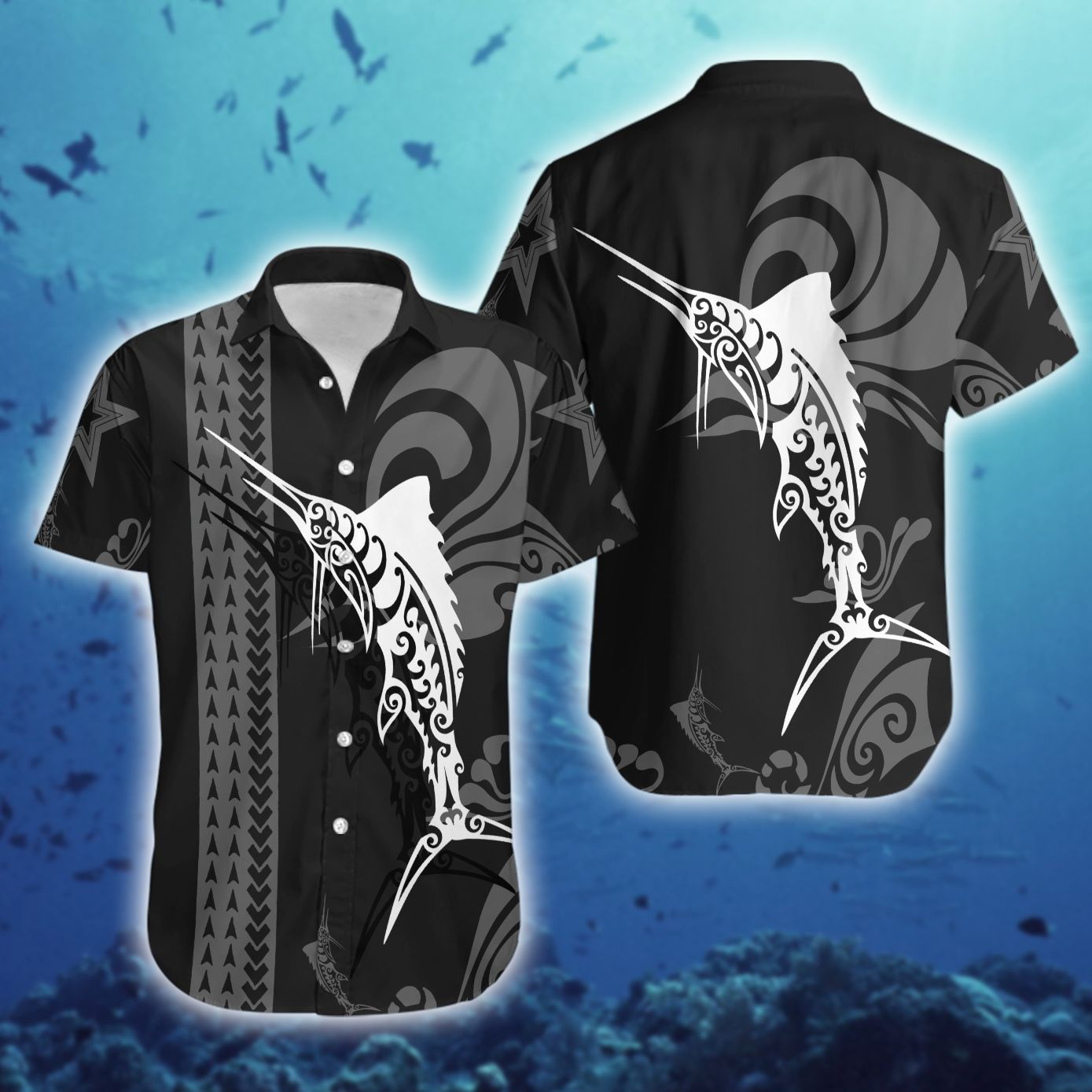 Sword Fish Hawaiian Shirt Ha46921