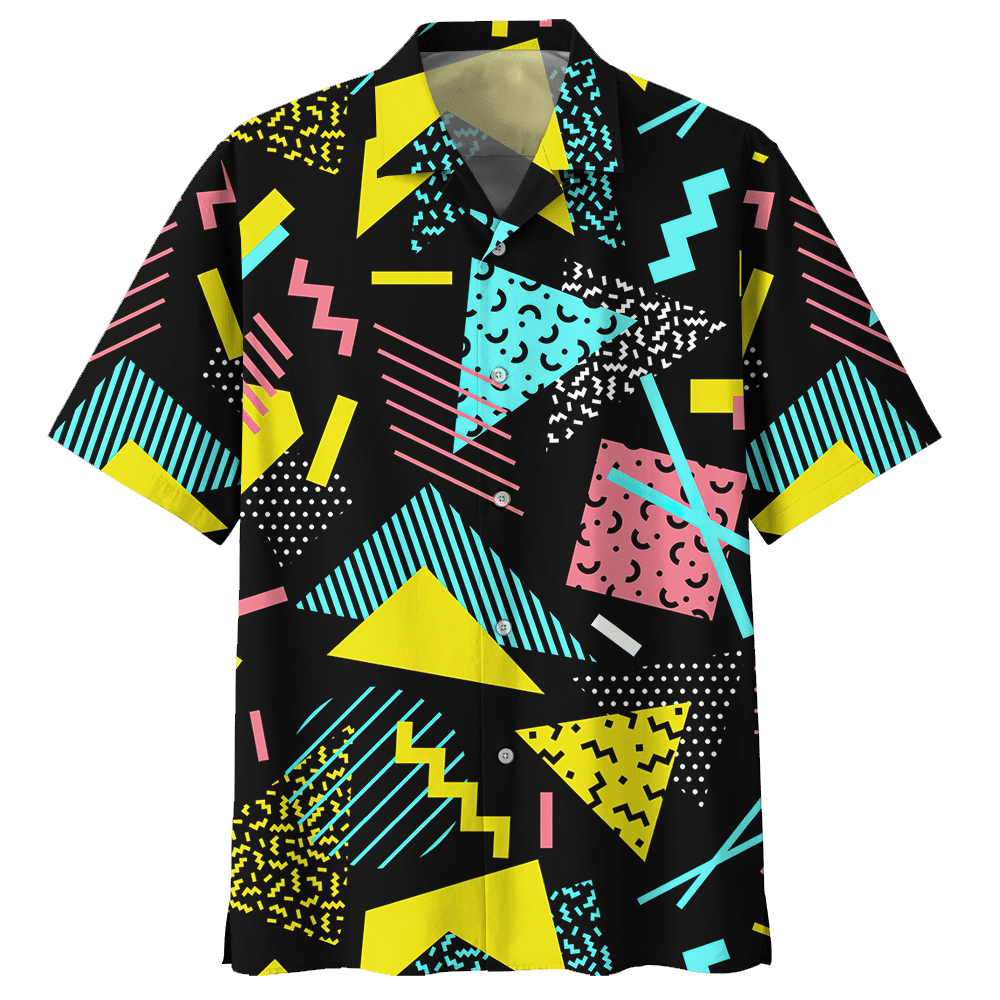 Bohemian Colorful Unique Design Unisex Hawaii Shirt For Men And Women Ha50021