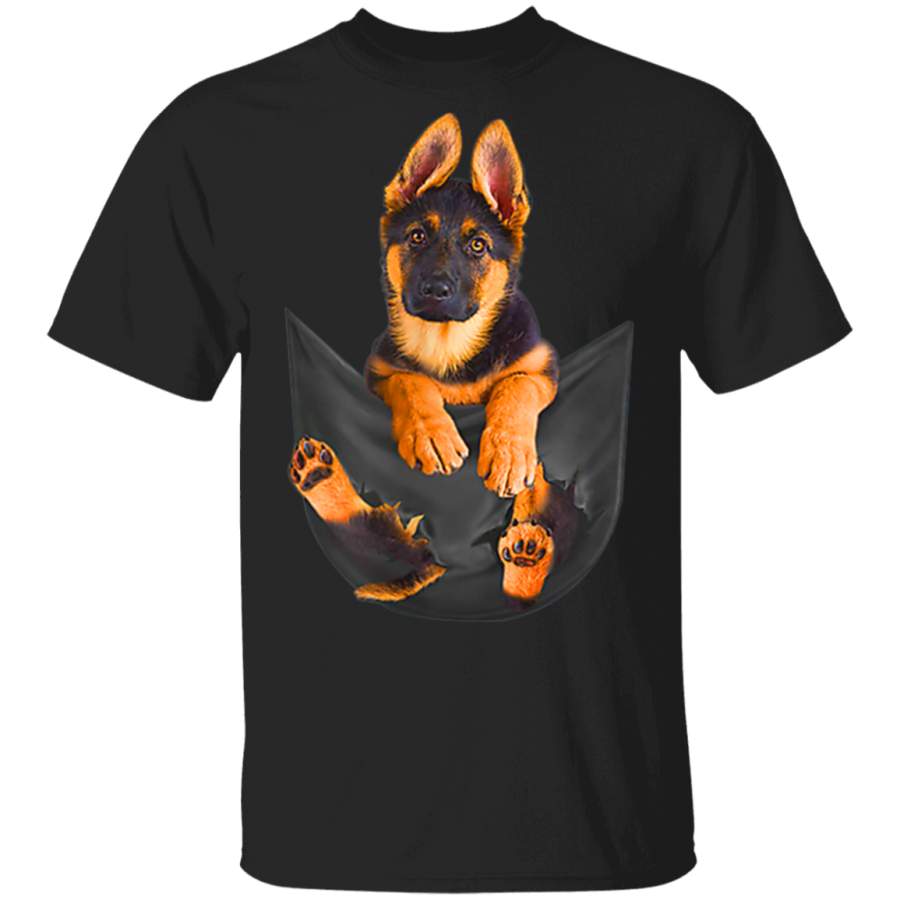 Pocket German Shepherd Puppy! Cute Dog Lover T-Shirt