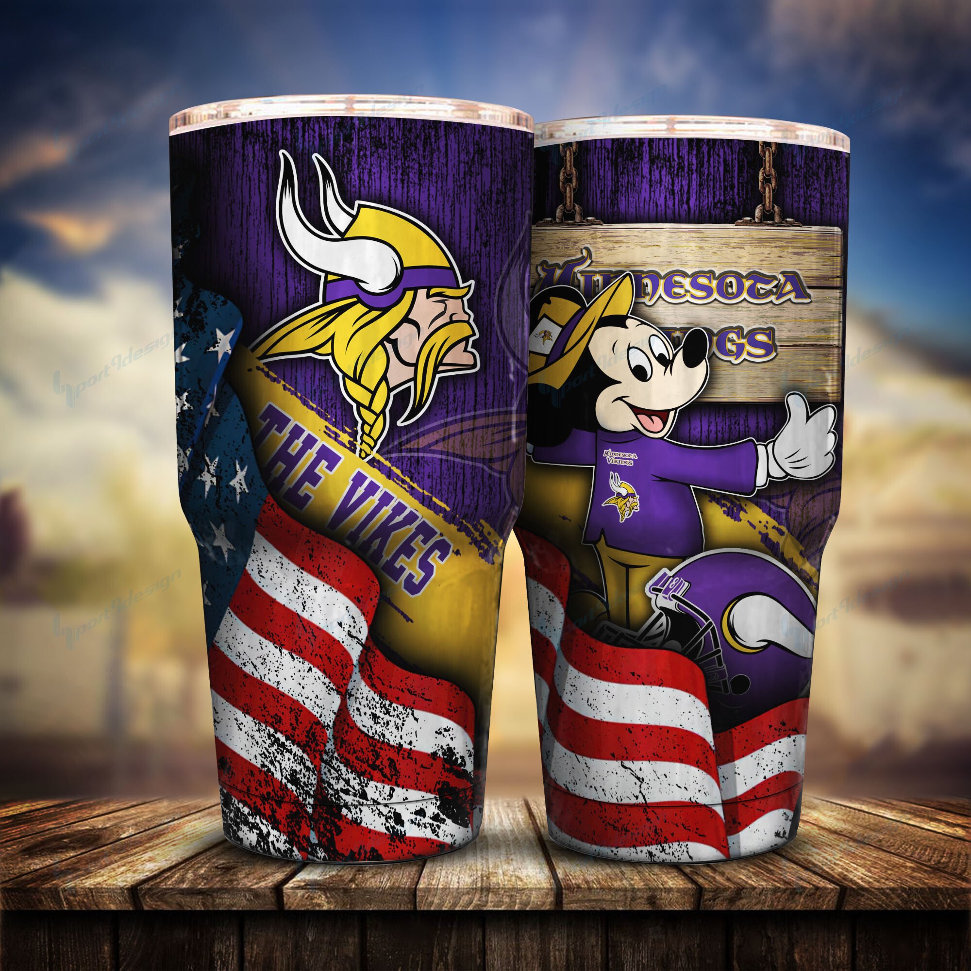 Minnesota Vikings Tumbler Bg79