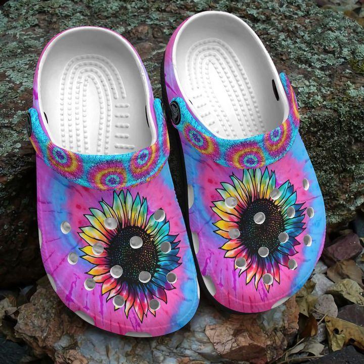 Hippie Personalize Clog, Custom Name, Text, Fashion Style For Women, Men, Kid, Print 3D Hippie Girl