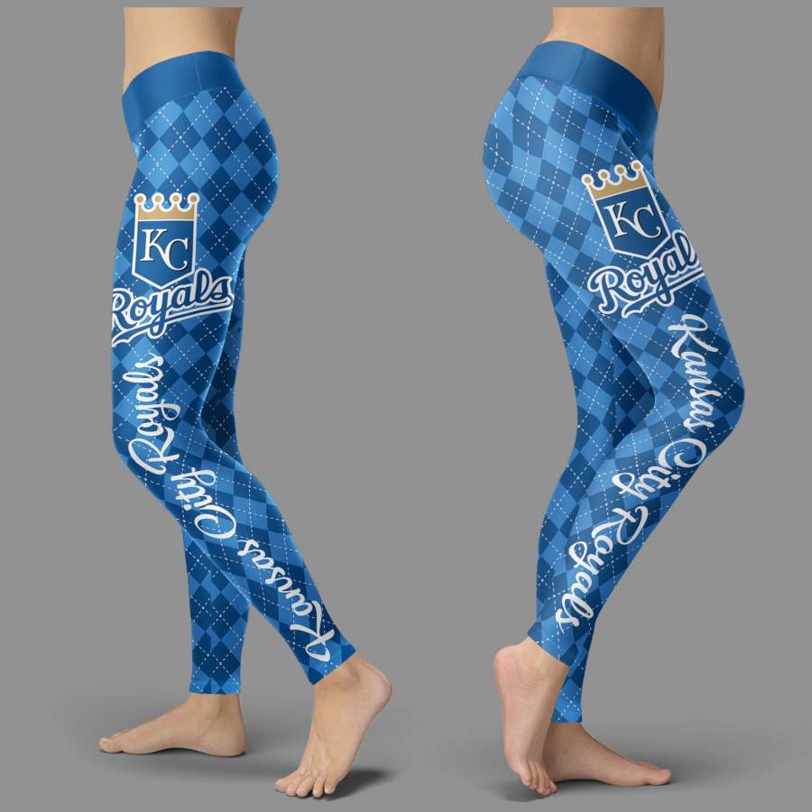 Cosy Seamless Border Wonderful Kansas City Royals Leggings