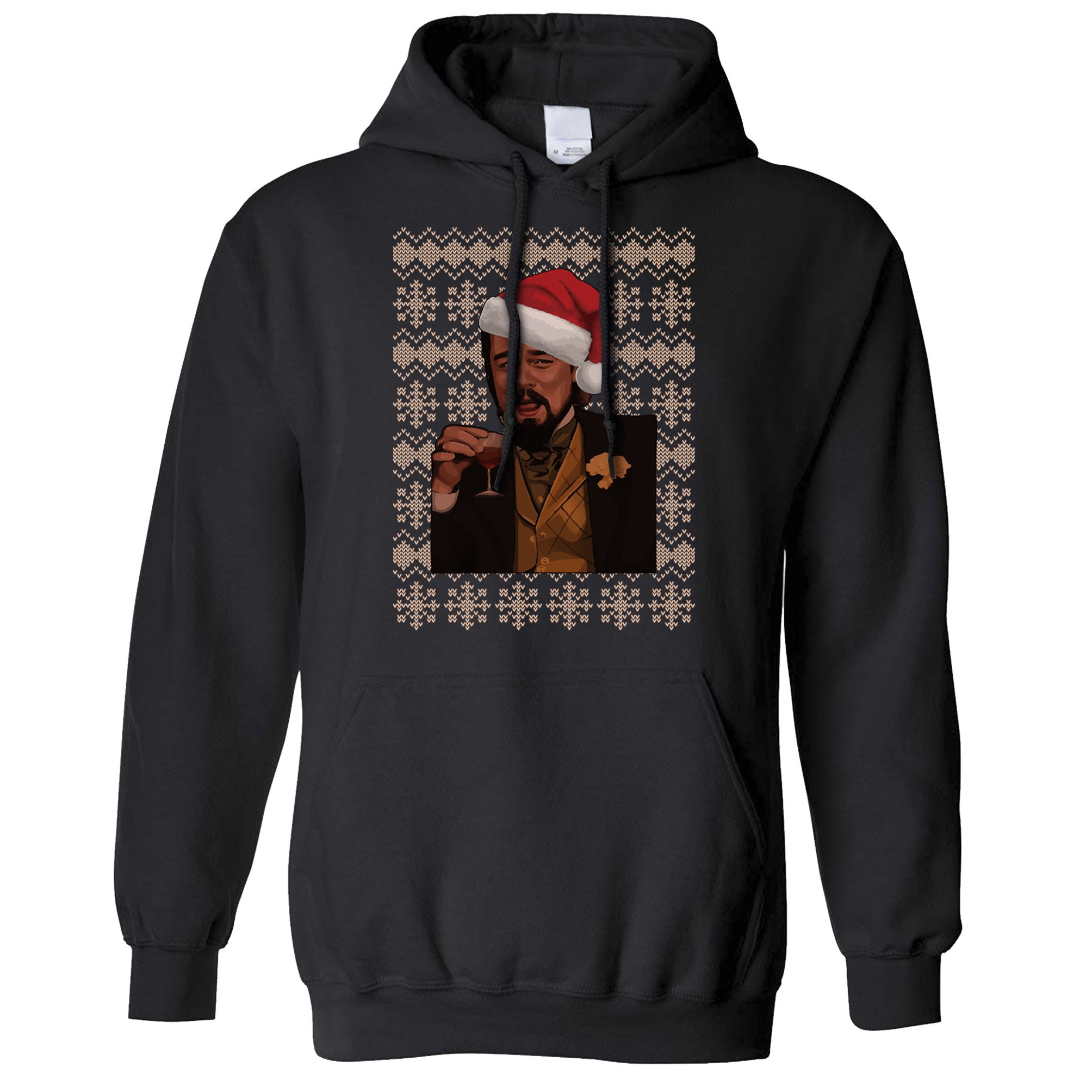 Leo Dicaprio Christmas Meme Hoodie Bad Funny Xmas Hooded Jumper