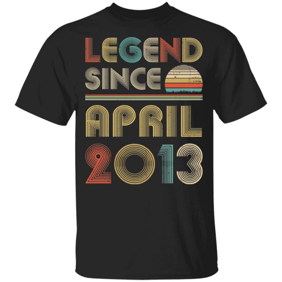 Vintage April 2013 Limited Edition 7th Birthday Gifts Youth T-shirt