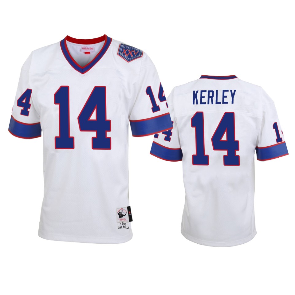 Buffalo Bills Jeremy Kerley White Vintage Replica Jersey – Men