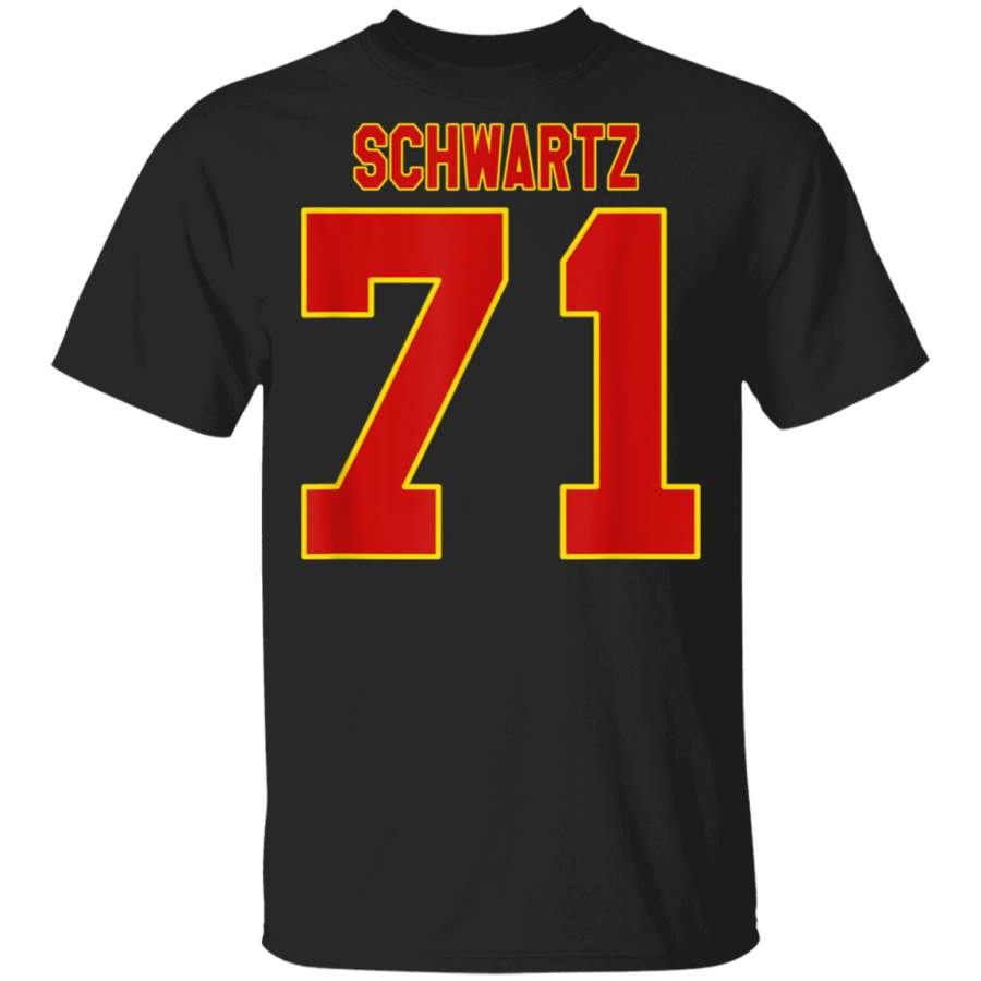 Schwartz 71 Seventy One  Kansas City Football TShirt