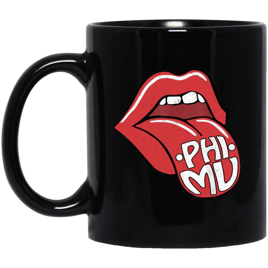 Phi-Mu Sorority Retro Vintage 11 oz Mug