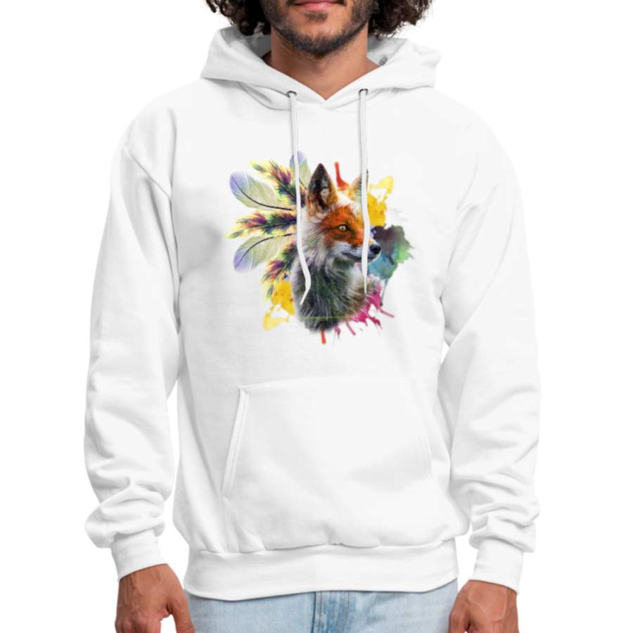 Fox and Feathers Men’s Hoodie