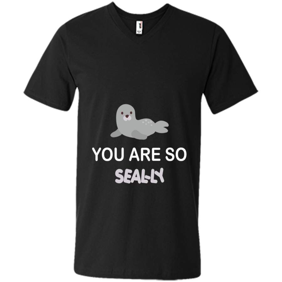 You Are So Seally (Silly) Funny Seal Animal Marine Pun Shirt t-shirt