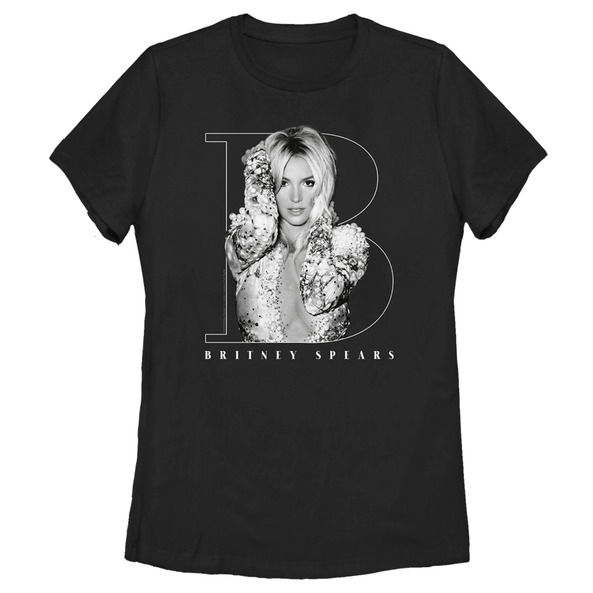 Britney Spears Women’S Pop Star Frame  T-Shirt