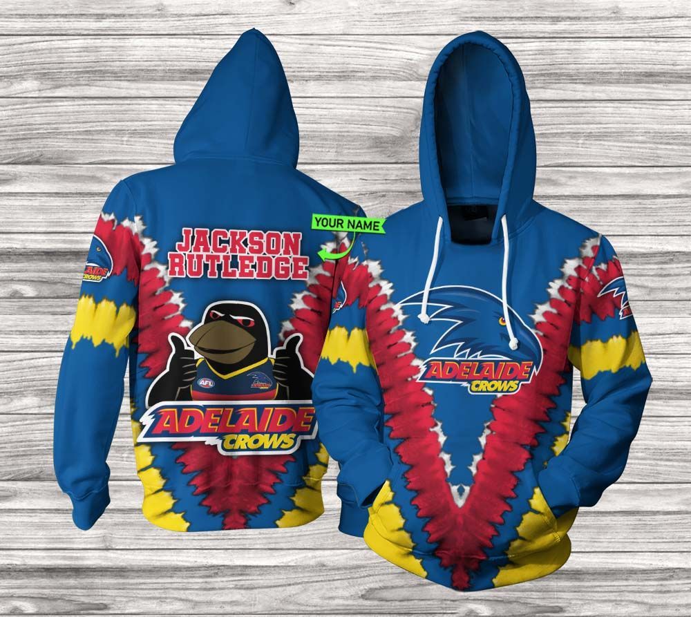 DTT HD0137 Adelaide Football Club 3D Hoodie Mascot