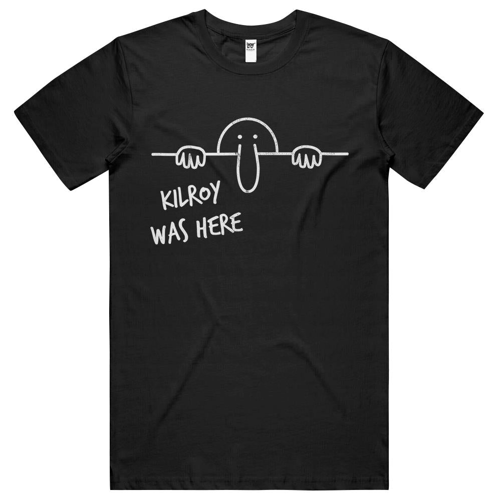 Vintage Kilroy Was Here T Shirts