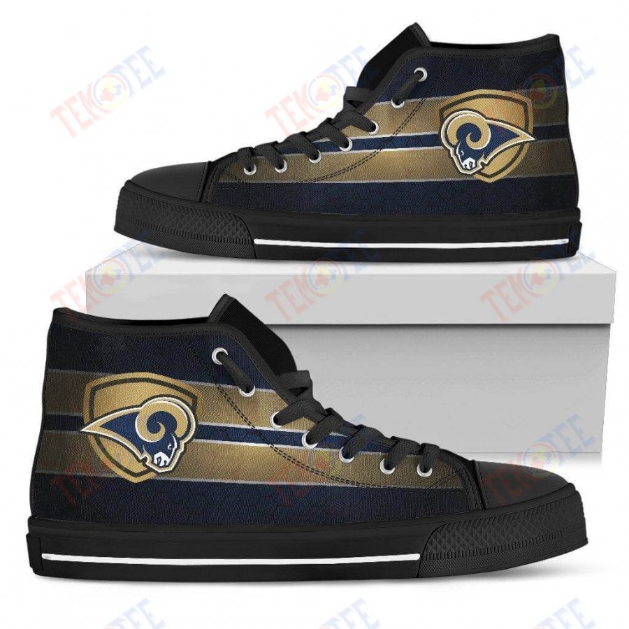 Mens Womens The Shield Los Angeles Rams High Top Shoestop Quality TMT830