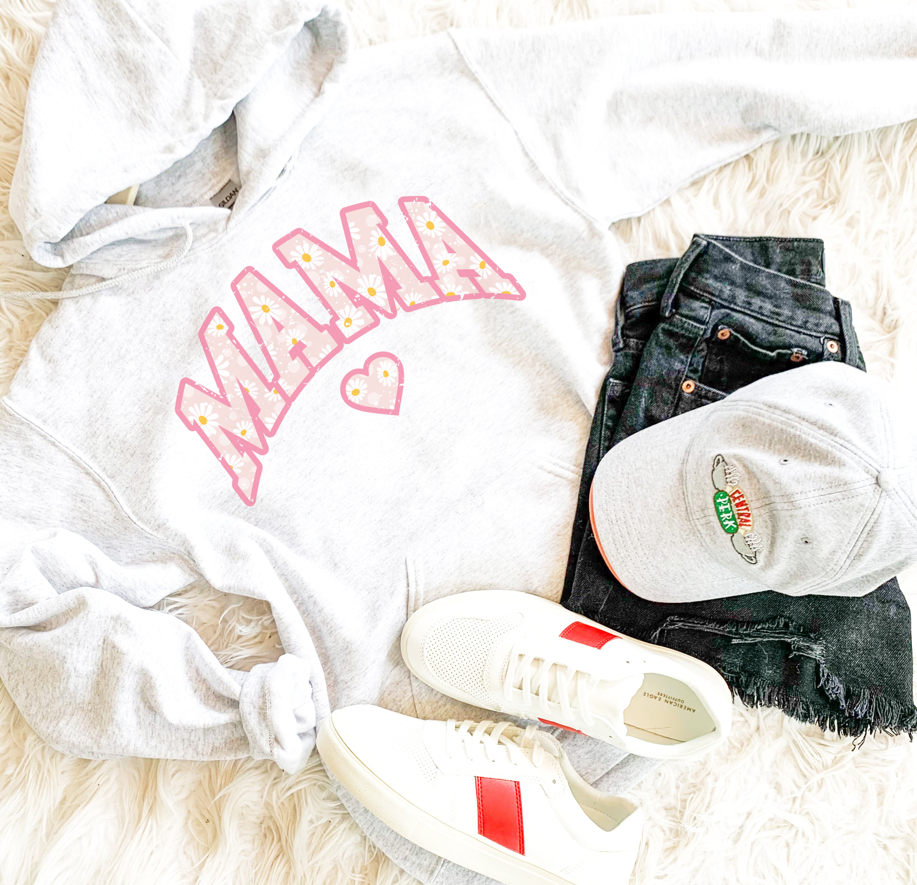 Daisy Retro Mama Sweatshirt