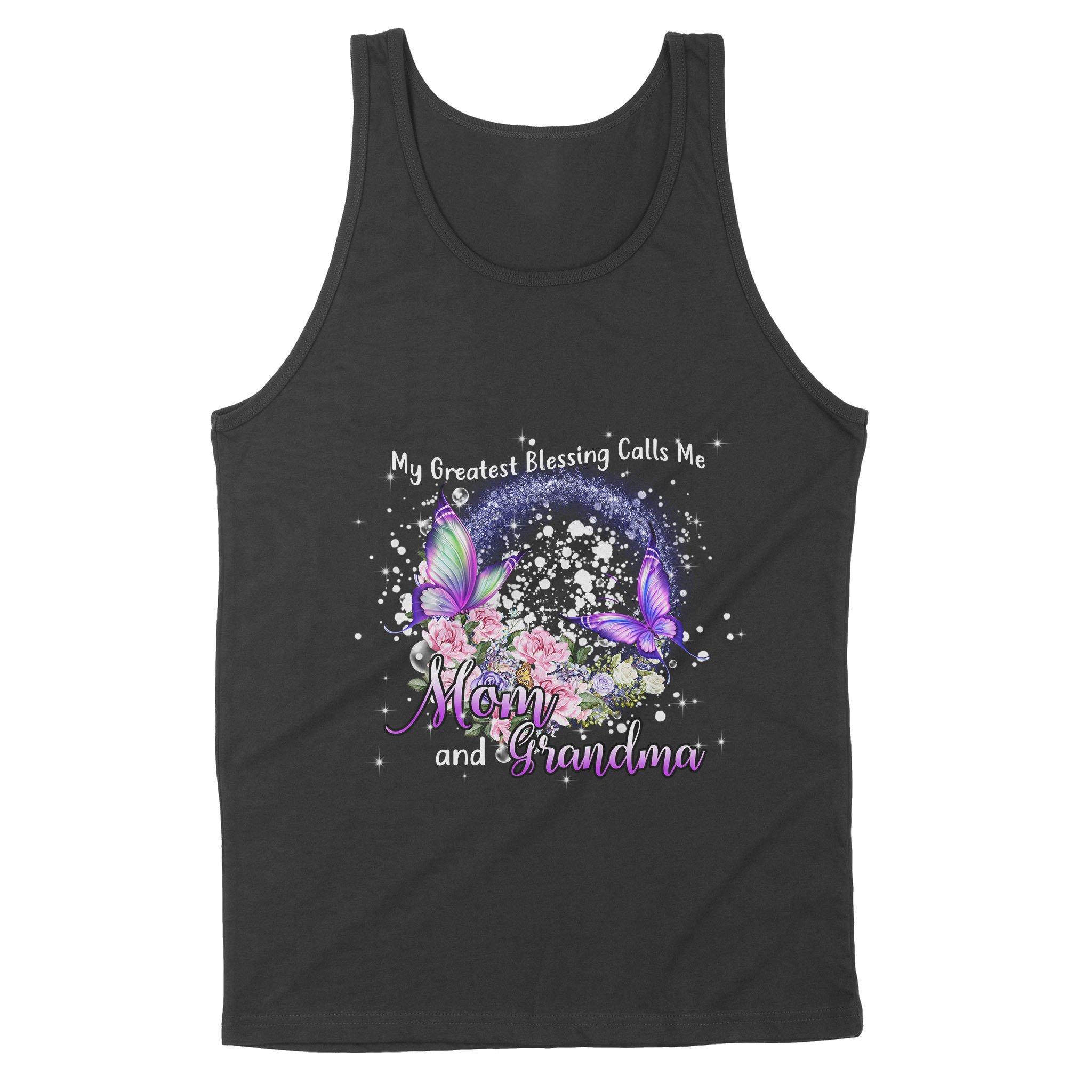 The greatest blessing butterfly – Premium Tank – Gift for mom, gift for grandma, gift for nana, gift for animal lover