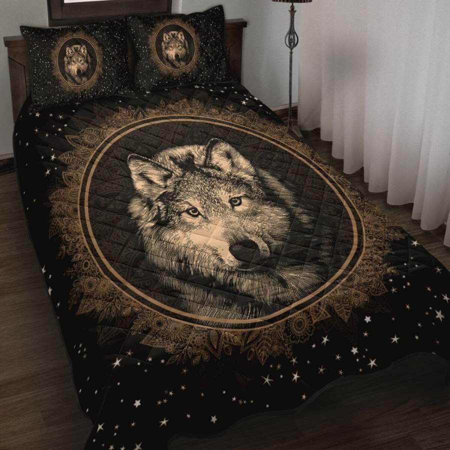 Wolf Art Quilt Bedding Set NM20042102