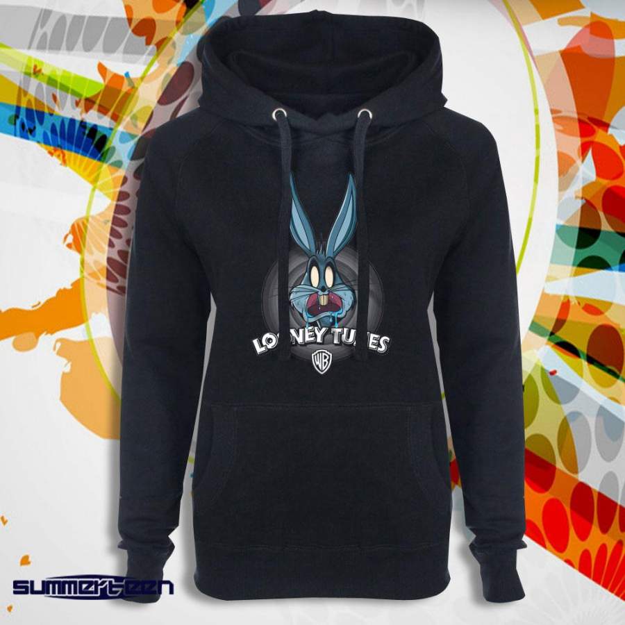 bugs bunny crazy zombie looney tunes Women’s Hoodie