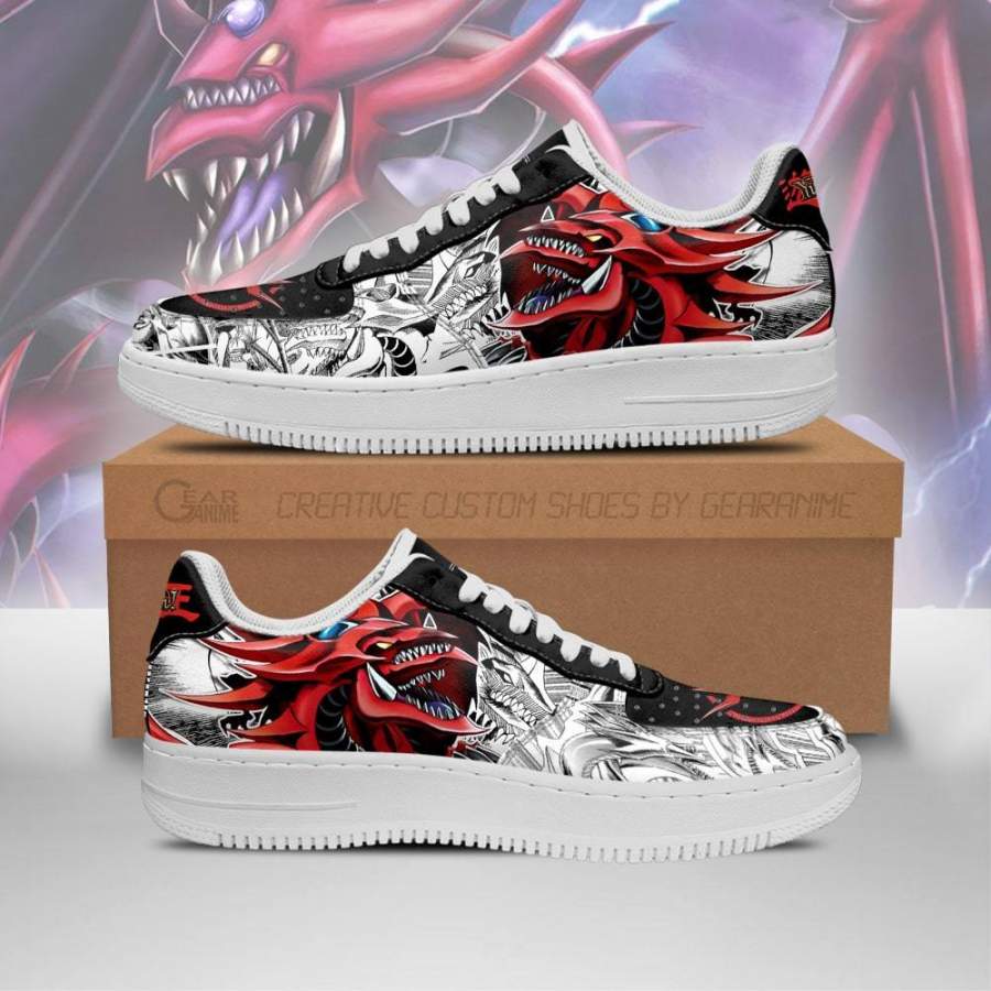 Yugioh Shoes Slifer The Sky Dragon Air Sneakers Yu Gi Oh Anime Shoes