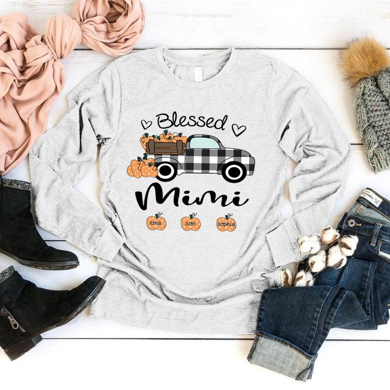 Personalized Blessed Mimi Fall Shirt