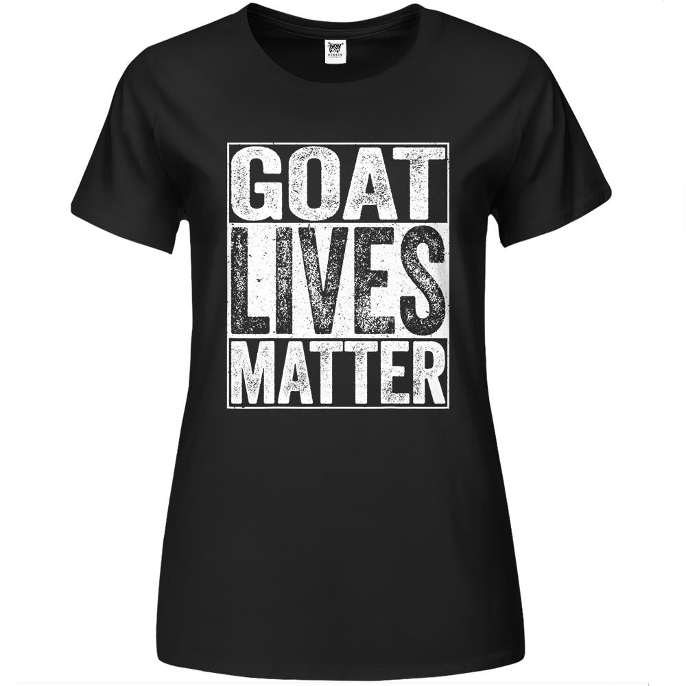 Goat Lives Matter Premium Womens T Shirts Animal Lover Gift Premium Womens T Shirts